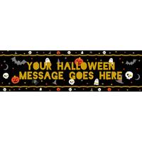 Wicked Halloween Personalised Party Banner