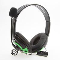 wired large black headphones for xbox360