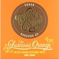Willie\'s Luscious Orange dark chocolate bar