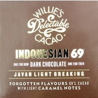 Willie\'s Indonesian 69 Javan dark chocolate bar