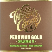 Willie\'s Peruvian 70 Chulucanas chocolate bar