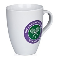 Wimbledon Crossed Rackets Logo Mug