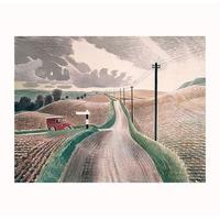 Wiltshire Landscape By Eric Ravilious