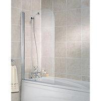 Wickes Half Bath Screen Silver Effect Frame 1400mm