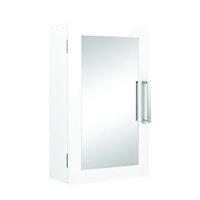 Wickes Bathroom Single Mirror Cabinet White 300mm