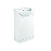 wickes bettona curved vanity unit basin 550mm