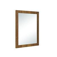 wickes frontera rectangular framed bathroom mirror walnut effect