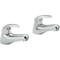 Wickes Orian Compact Bath Taps Chrome