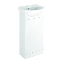 wickes bettona curved vanity unit basin 450mm