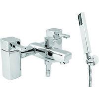 wickes yaran bath shower mixer chrome