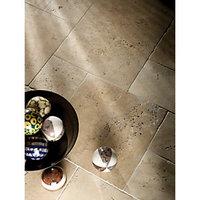 Wickes Sicilian White Tumbled Travertine Opus Wall & Floor Tile 600 x 400mm