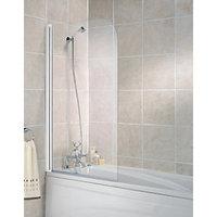 Wickes Half Bath Screen White Frame 1400mm