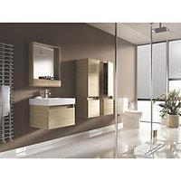 wickes mondavio mirror wall unit aragon oak 600mm