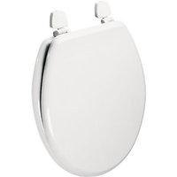 Wickes White Wood Effect Soft Close Toilet Seat