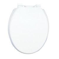 Wickes White Thermoplastic Soft Close Toilet Seat