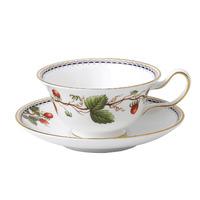 wild strawberry archive teacup and saucer peony gift boxed