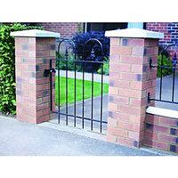 Wickes Kensington Steel Gate Black - 914 x 914 mm