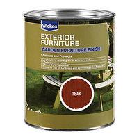 Wickes Garden Furniture Finish 750ml Teak