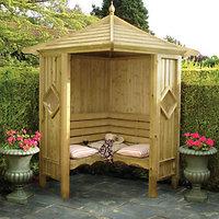 Wickes Corner Arbour - 1250 x 1250 mm