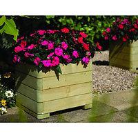 Wickes Marberry Square Timber Planter 390 x 500 x 500mm