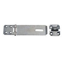 wickes safety hasp and staple galvanised 100mm