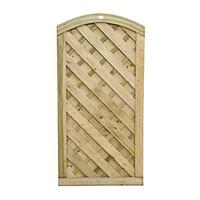 Wickes Cambridge Domed Top Timber Gate - 900 x 1800 mm