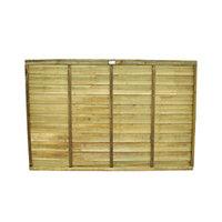 wickes pressure treated overlap fence panel 183m x 121m 3 pack