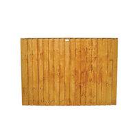Wickes Featheredge Fence Panel 1.83m x 1.24m 3 Pack