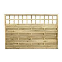 Wickes Hertford Fence Panel 1.8m x 1.16m 3 Pack