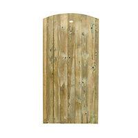 Wickes Pressure Treated Curved Top Timber Gate - 900 x 1800 mm