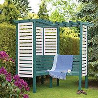 Wickes Clematis Corner Slatted Arbour - 1710 x 1710 mm