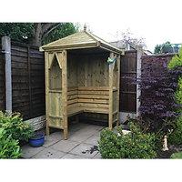 Wickes Honeysuckle Corner Arbour - 1250 x 1250 mm