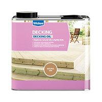 Wickes Decking Oil 2.5L Natural Oak