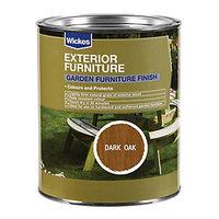 Wickes Garden Furniture Finish 750ml Dark Oak