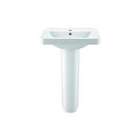 Wickes Vercelli Basin with Full Pedestal 550mm