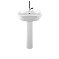 Wickes Vieste Basin with Full Pedestal 450mm