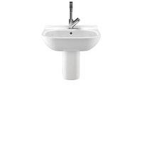 Wickes Vieste Basin with Semi Pedestal 450mm