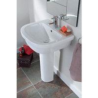 Wickes Phoenix Basin with Full Pedestal 600mm