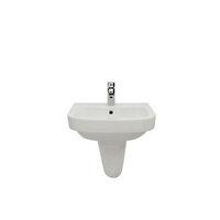 Wickes Phoenix Square Basin with Semi Pedestal 600mm