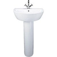 Wickes Avalon Basin with Full Pedestal 630mm