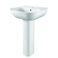 Wickes Positano Basin with Full Pedestal 550mm