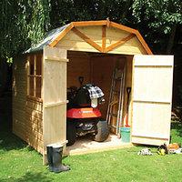 Wickes Barn Curved Roof Double Door Garden Shed 7 x 7