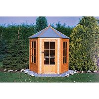 Wickes Gazebo Style Six Sided Summerhouse - 7 x 6 ft