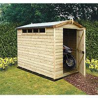 wickes security timber apex shed 6 x 9 ft