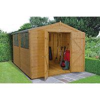 Wickes Double Door Timber Shiplap Apex Shed - 8 x 10 ft