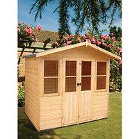 Wickes Haddon Double Door Summerhouse - 7 x 5 ft