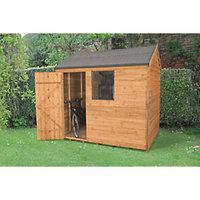 Wickes Timber Overlap Reverse Apex Shed - 8 x 6 ft