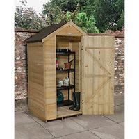 Wickes Timber Overlap Apex Shed - 4 x 3 ft