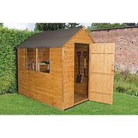 Wickes Timber Overlap Apex Shed - 5 x 7 ft