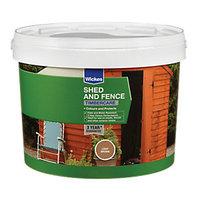 wickes shed fence timbercare light brown 5l